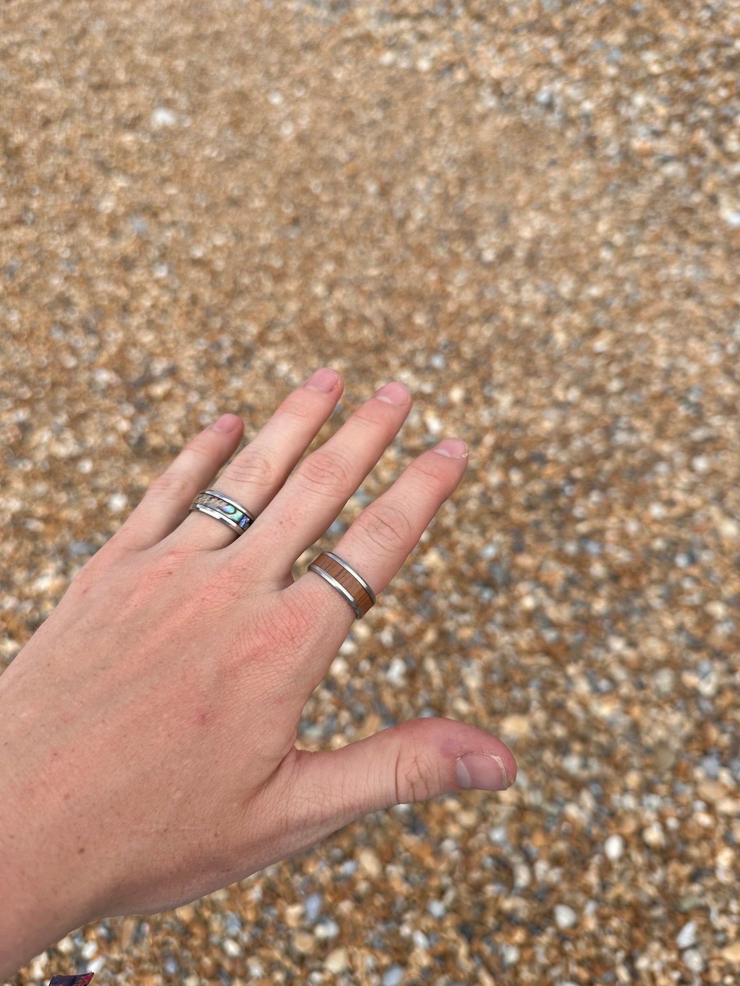 Koa Wood Surfer Ring