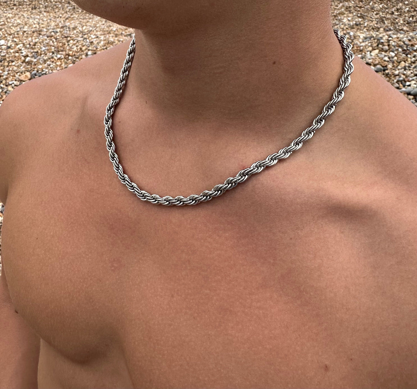 Silver Rope Chain 6mm