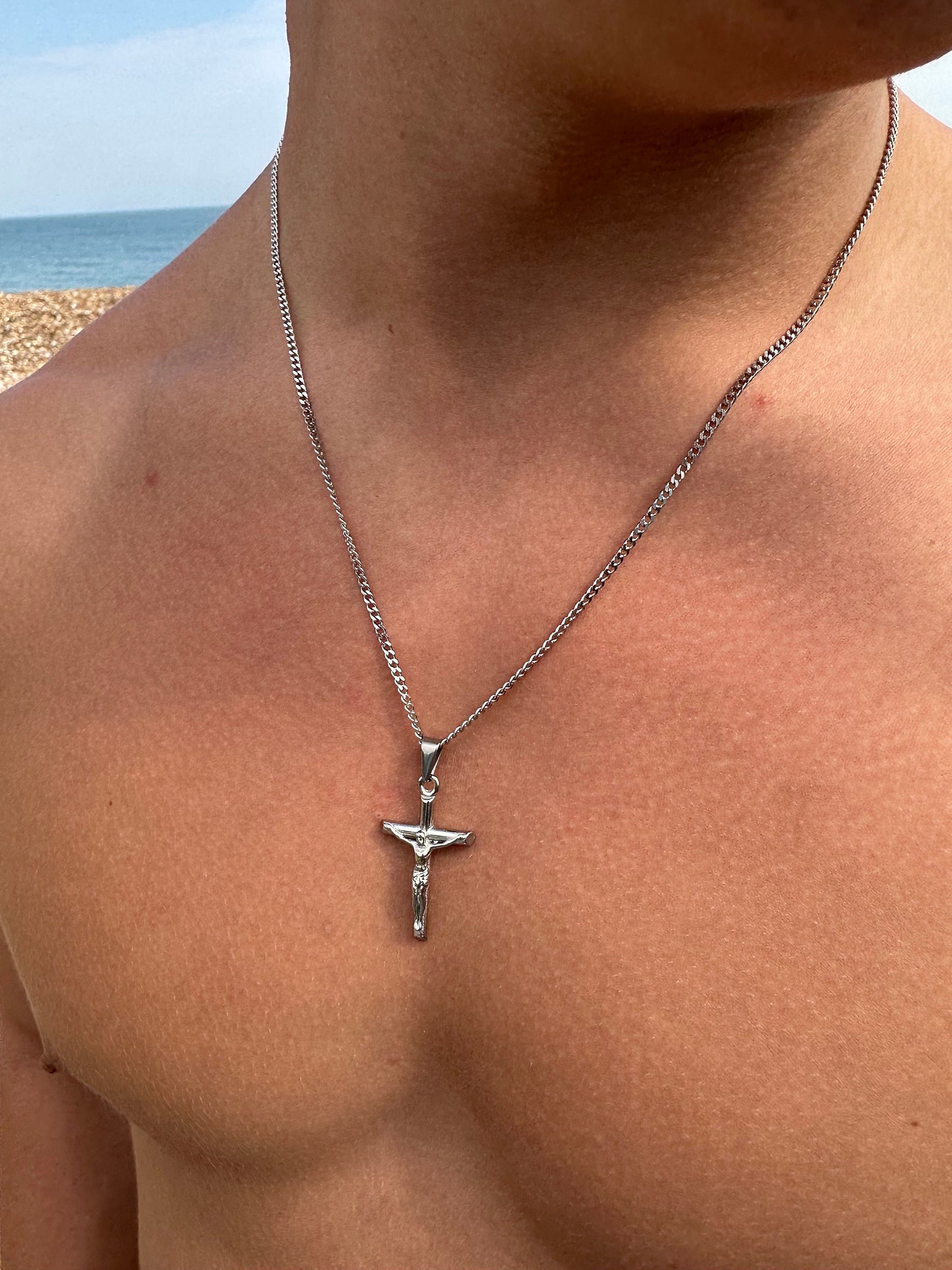 Silver Crucifix Pendant