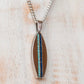 Crushed Stone Pinstripe Surfboard Pendant