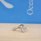 Silver Wave Ring Adjustable