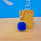 Lapis Lazuli Stone Necklace Silver
