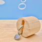 Mini Opal Stone Earrings Silver