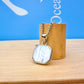 Pearl Shell Stone Necklace Silver
