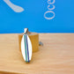 Crushed Stone Pinstripe Surfboard Pendant