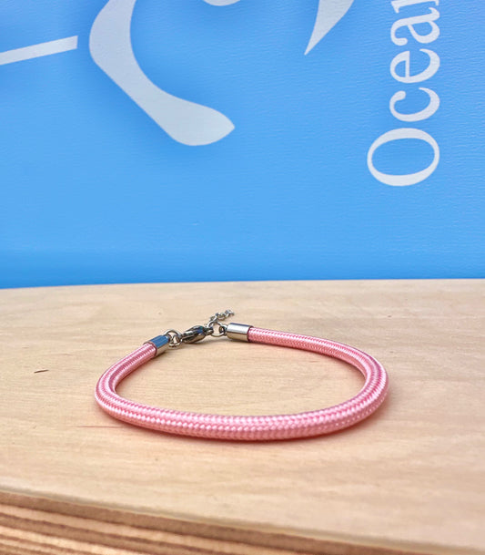 Pink Rope Bracelet 3mm