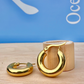 Gold Sun Hoop Earrings