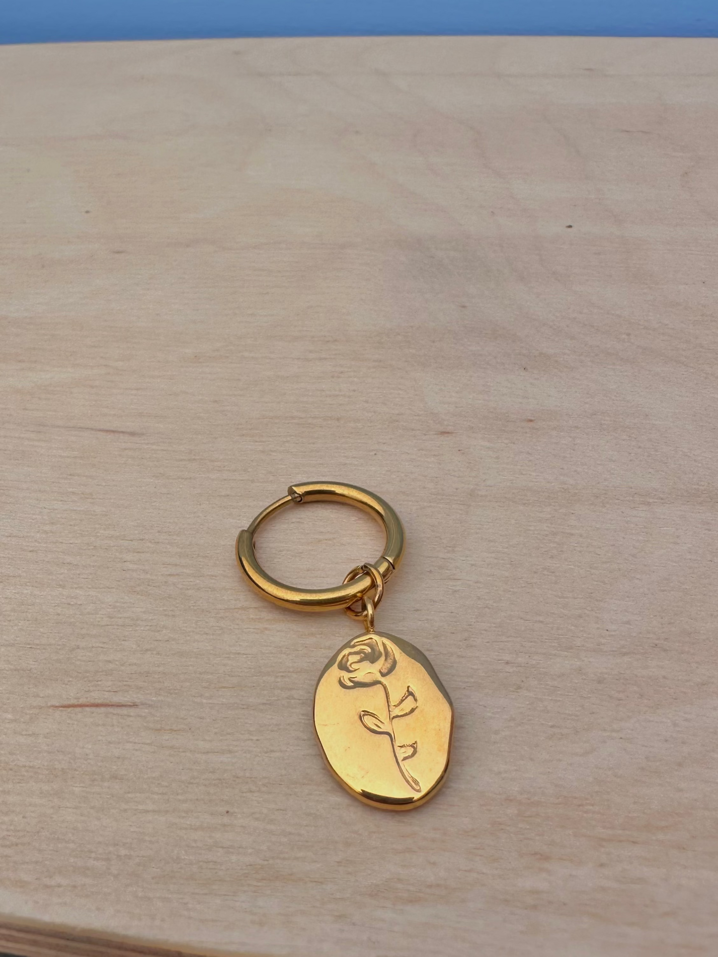 Megan Rose Dangle Earrings Gold