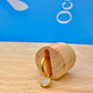 Mini Opal Stone Earrings Gold