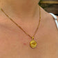 Gold Wave Pendant