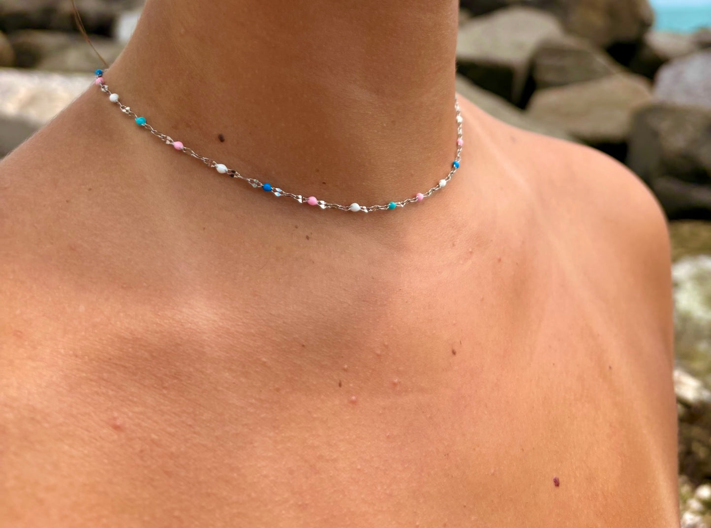 Silver Petals Of Positano necklace