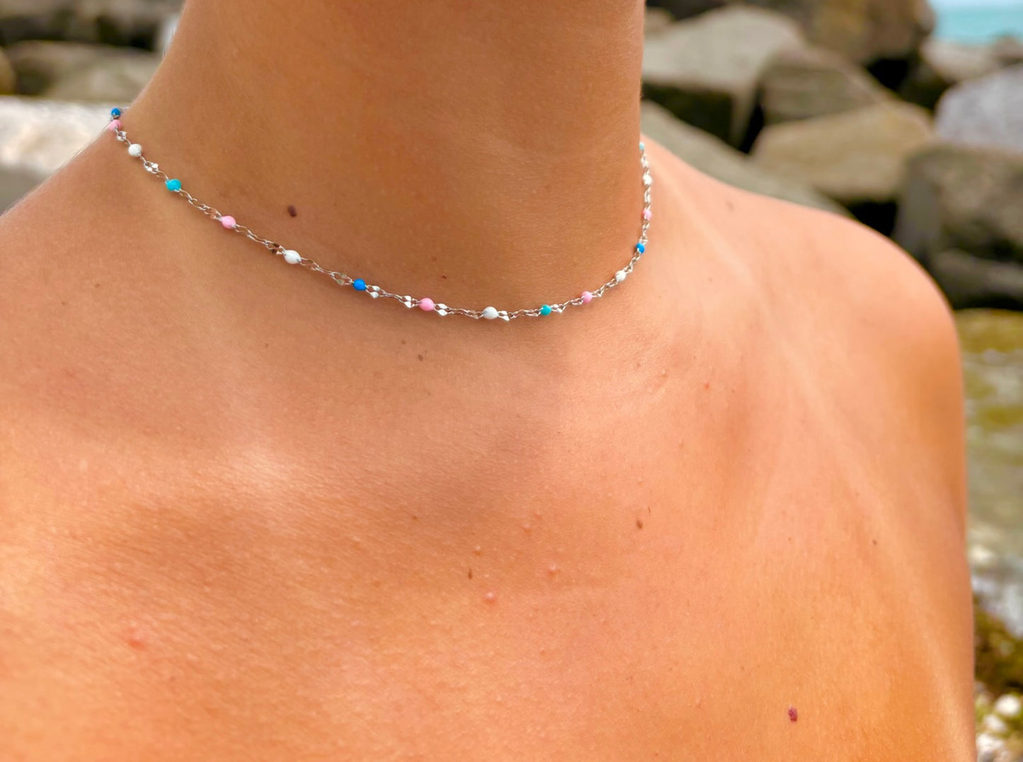 Silver Petals Of Positano necklace