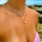 Amalfi Freshwater Pearl Pendant Gold