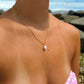 Amalfi Freshwater Pearl Pendant Gold