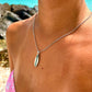 Crushed Stone Pinstripe Surfboard Pendant