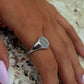 Kanagawa Wave Signet Ring Silver