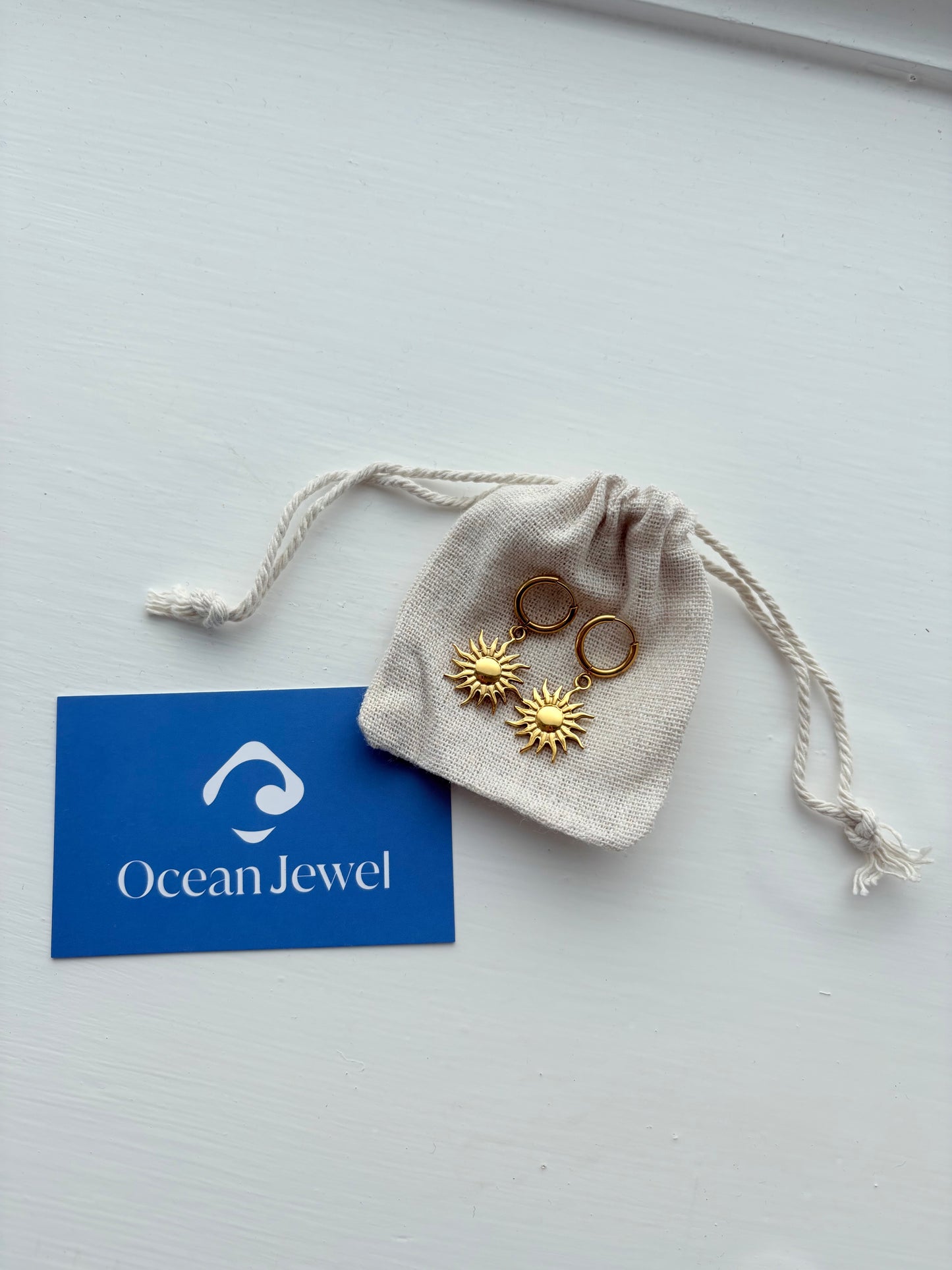 Sunshine Dangle Earrings Gold