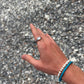 Pearl Shell Stone Ring Silver