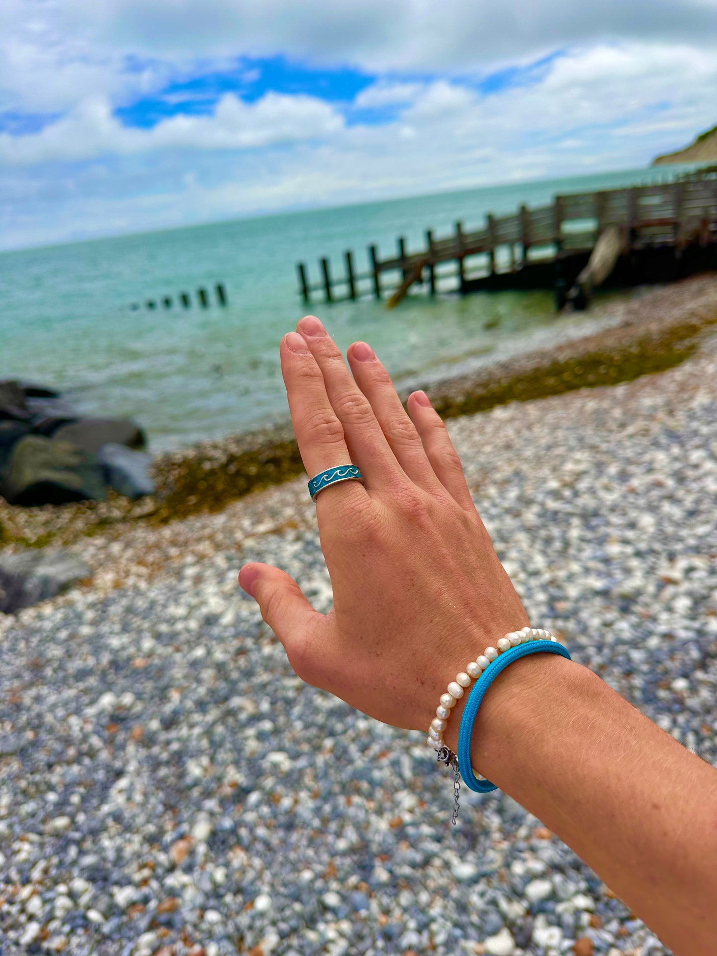 Blue Rope Bracelet 4mm
