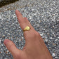 Kanagawa Wave Signet Ring Gold