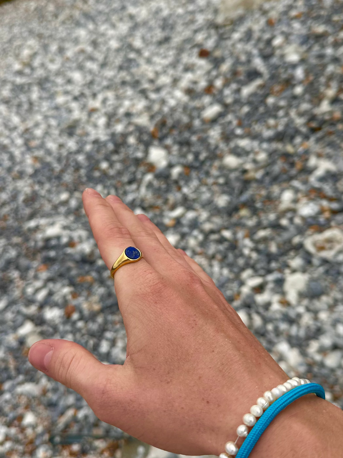 Lapis Lazuli Stone Ring Gold