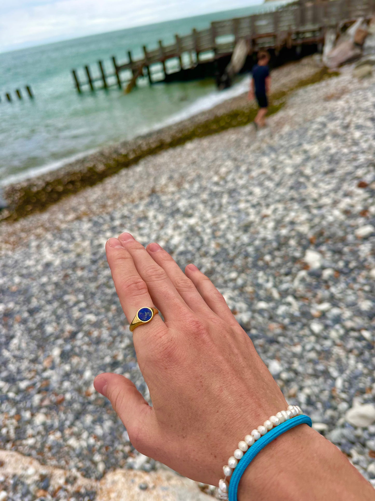 Lapis Lazuli Stone Ring Gold