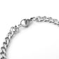 Silver Miami Cuban Bracelet 5mm