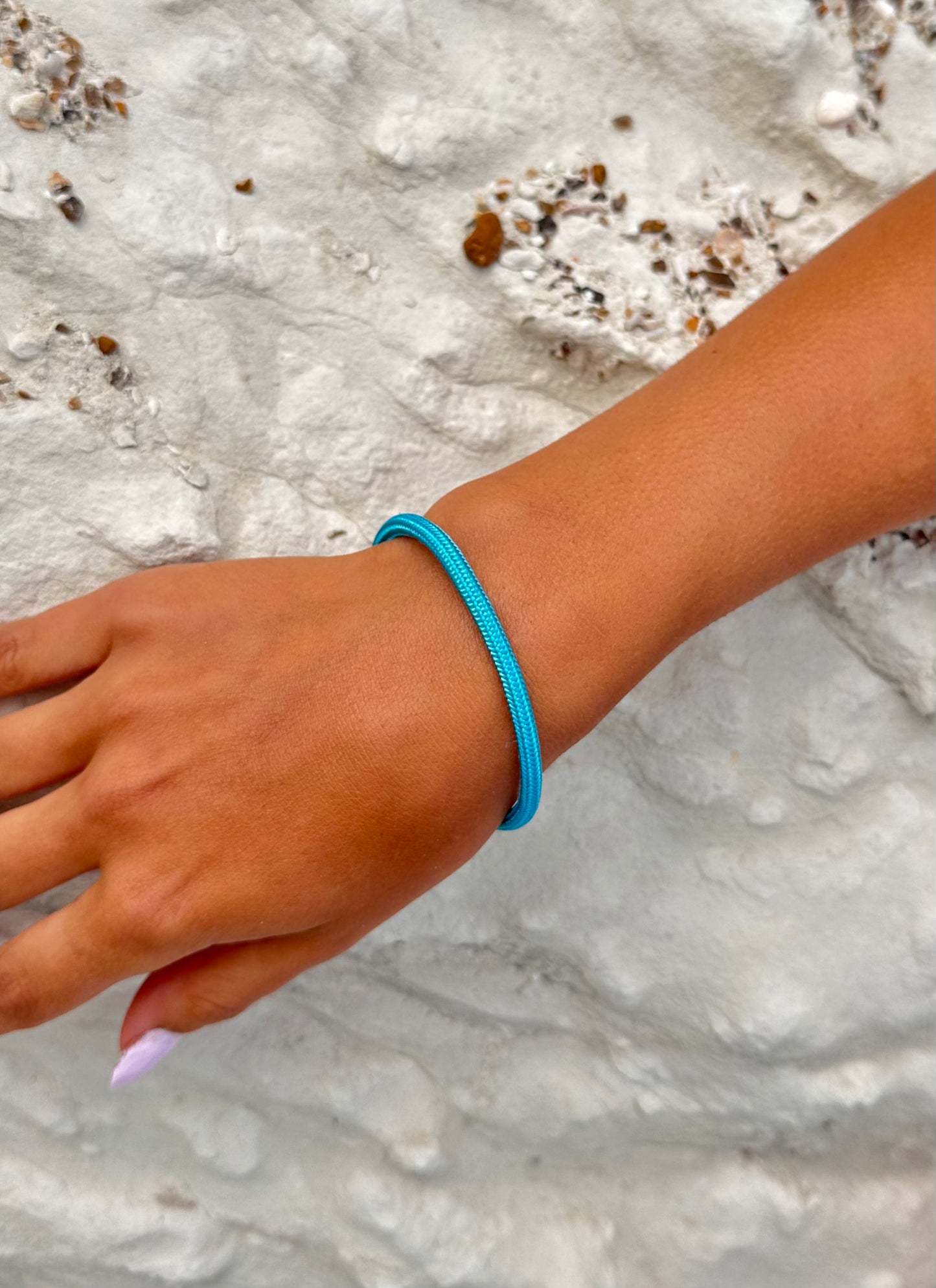 Blue Rope Bracelet 4mm