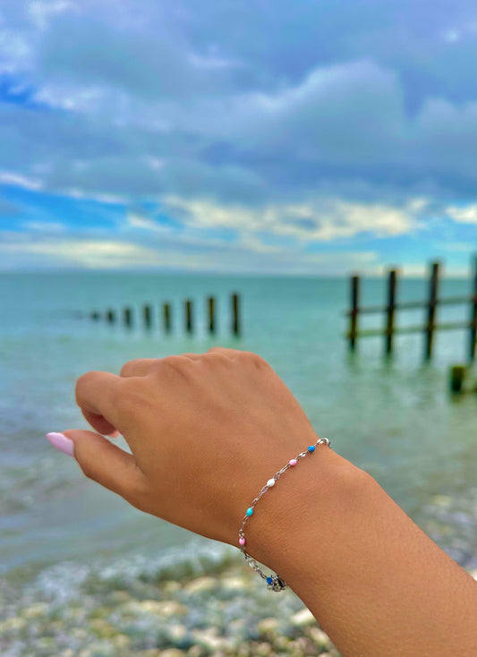 Silver Petals Of Positano Bracelet