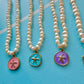 Blue Starfish Pearl Necklace Gold (NEW)