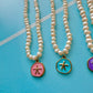 Blue Starfish Pearl Necklace Gold (NEW)
