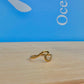 Gold Wave Ring Adjustable