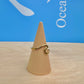 Gold Wave Ring Adjustable