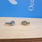 Pearl Shell Stone Ring Silver