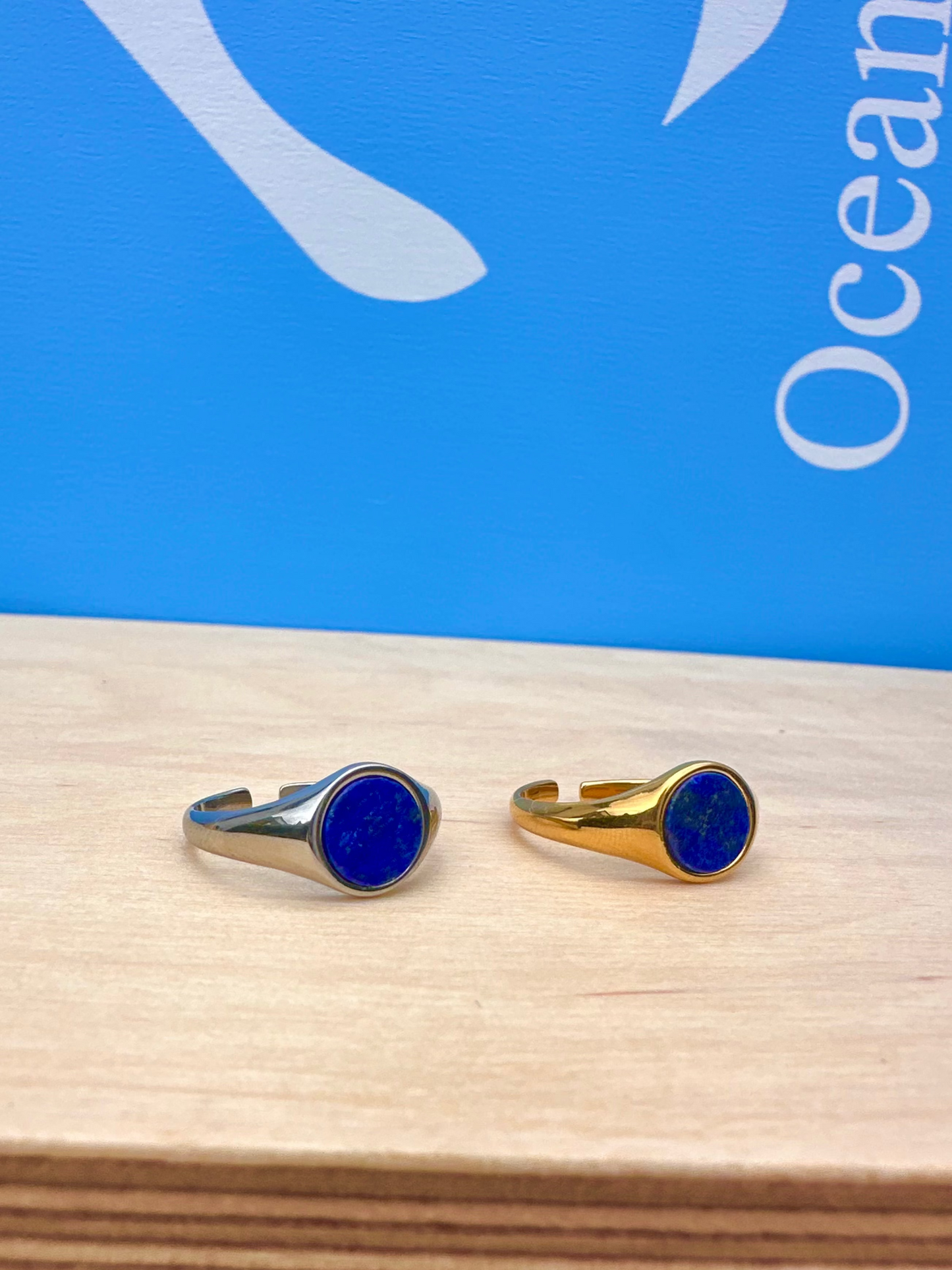 Lapis Lazuli Stone Ring Gold