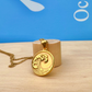 Gold Wave Pendant