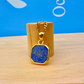 Lapis Lazuli Stone Pendant Gold