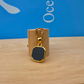 Black Onyx Stone Necklace Gold