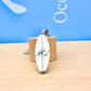 Silver Wave Surfboard Pendant