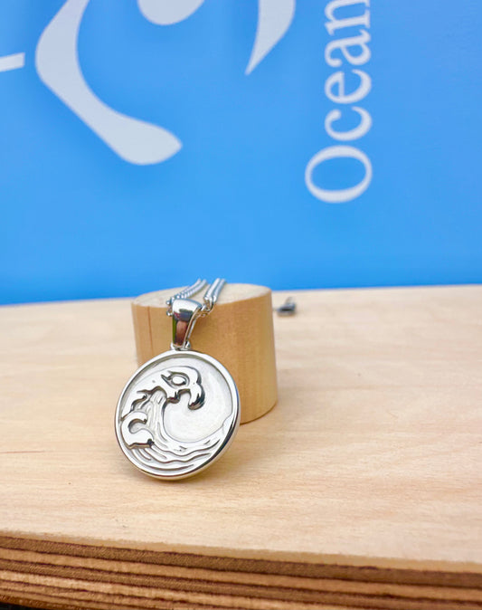 Silver Wave pendant