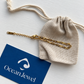 Gold Paperclip Bracelet 2mm