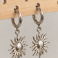 Sunshine Dangle Earrings Silver
