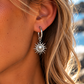 Sunshine Dangle Earrings Silver