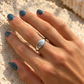 Engraved Silver Sun Ring