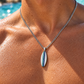 Crushed Stone Pinstripe Surfboard Pendant
