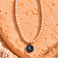 Blue Starfish Pearl Necklace Gold (NEW)