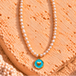Blue Starfish Pearl Necklace Gold (NEW)