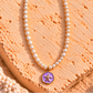 Blue Starfish Pearl Necklace Gold (NEW)
