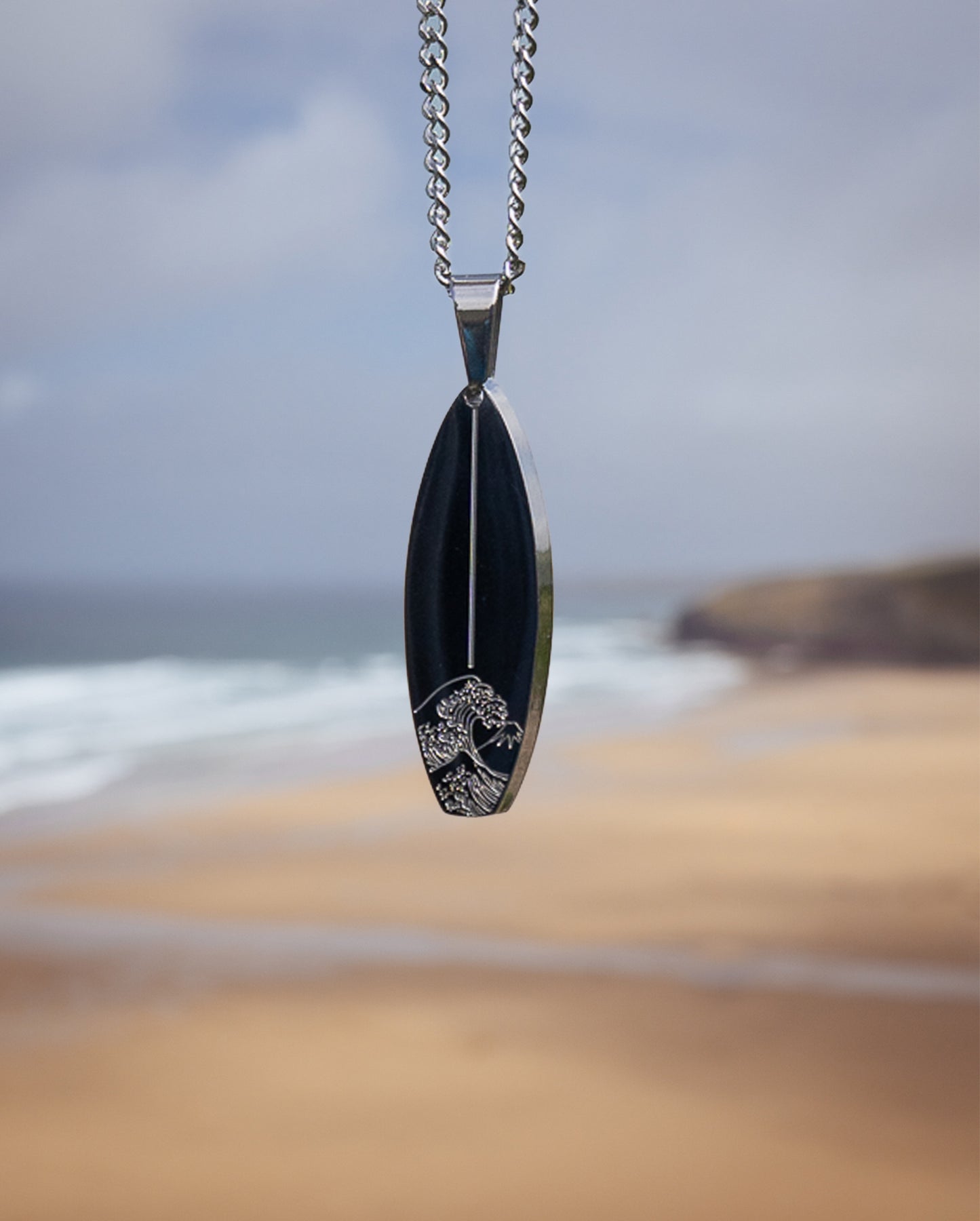 Tom Prout Healing Hikers X OceanJewel Kanagawa Wave Pendant