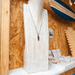Crushed Stone Pinstripe Surfboard Pendant